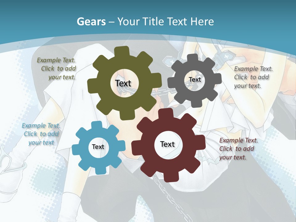 Helmet Person Puppy PowerPoint Template