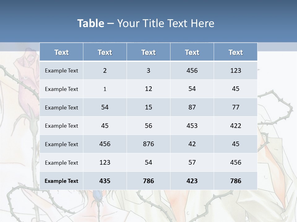 A Man And A Woman Holding Flowers Powerpoint Template PowerPoint Template