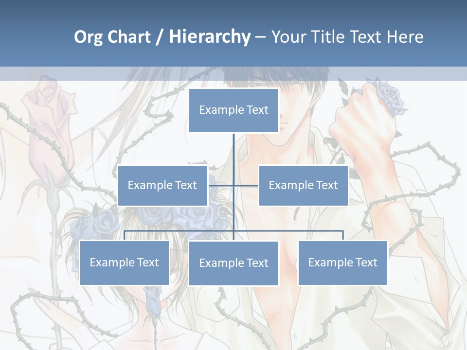 A Man And A Woman Holding Flowers Powerpoint Template PowerPoint Template