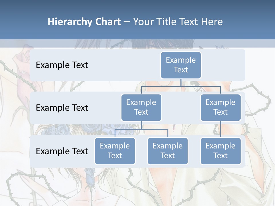 A Man And A Woman Holding Flowers Powerpoint Template PowerPoint Template