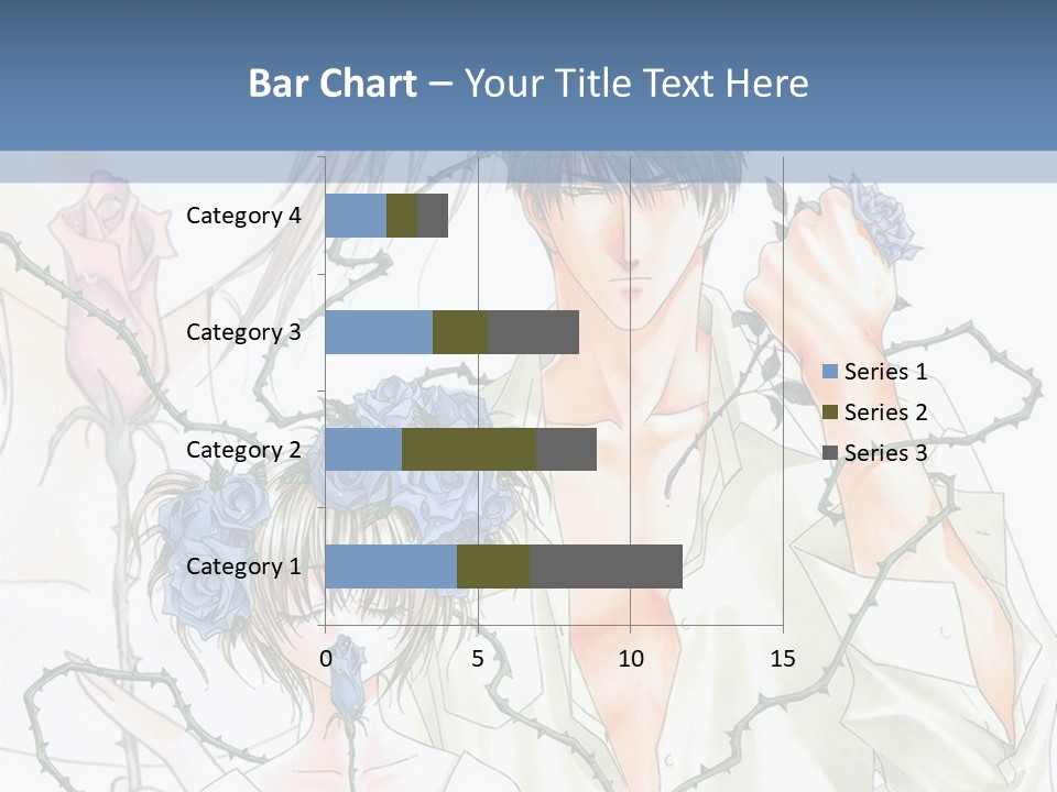 A Man And A Woman Holding Flowers Powerpoint Template PowerPoint Template