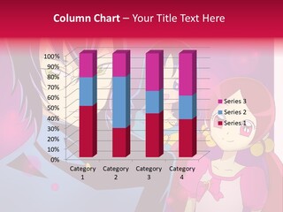 A Group Of Anime Characters With A Purple Background PowerPoint Template