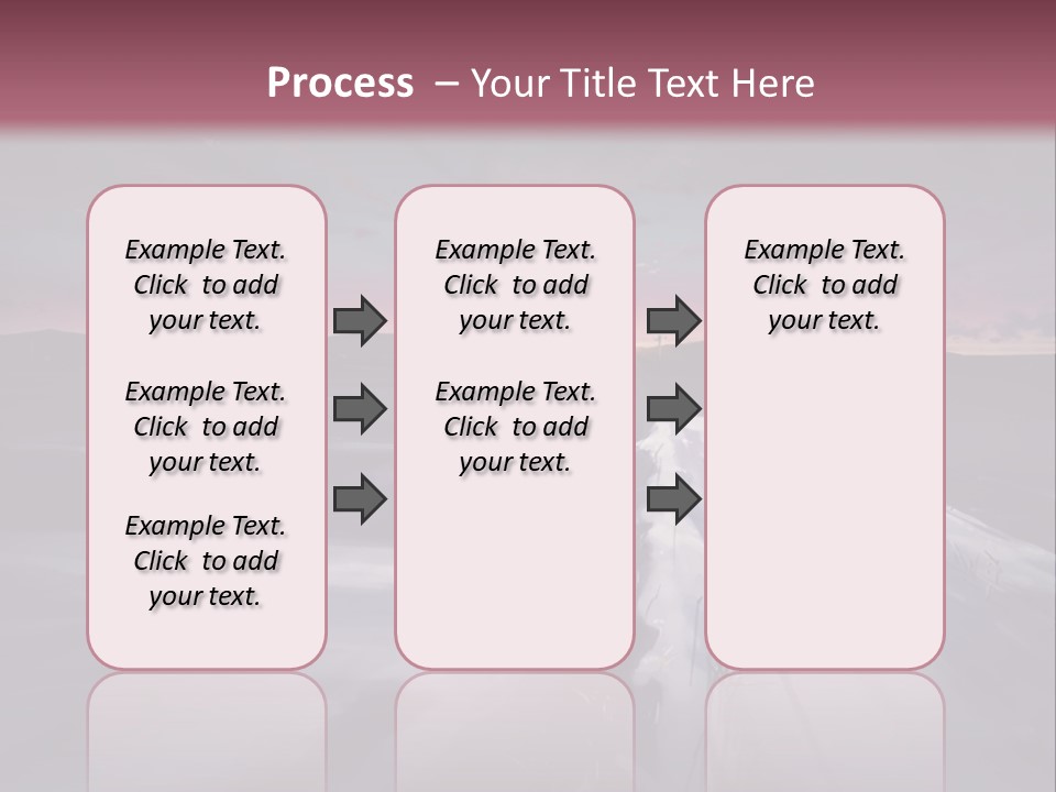 A Snowy Landscape With A Sunset In The Background PowerPoint Template