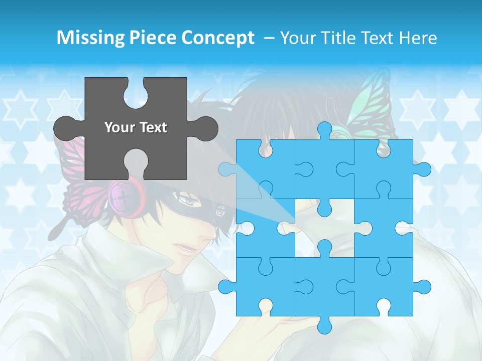 A Couple Of People With Headphones On PowerPoint Template