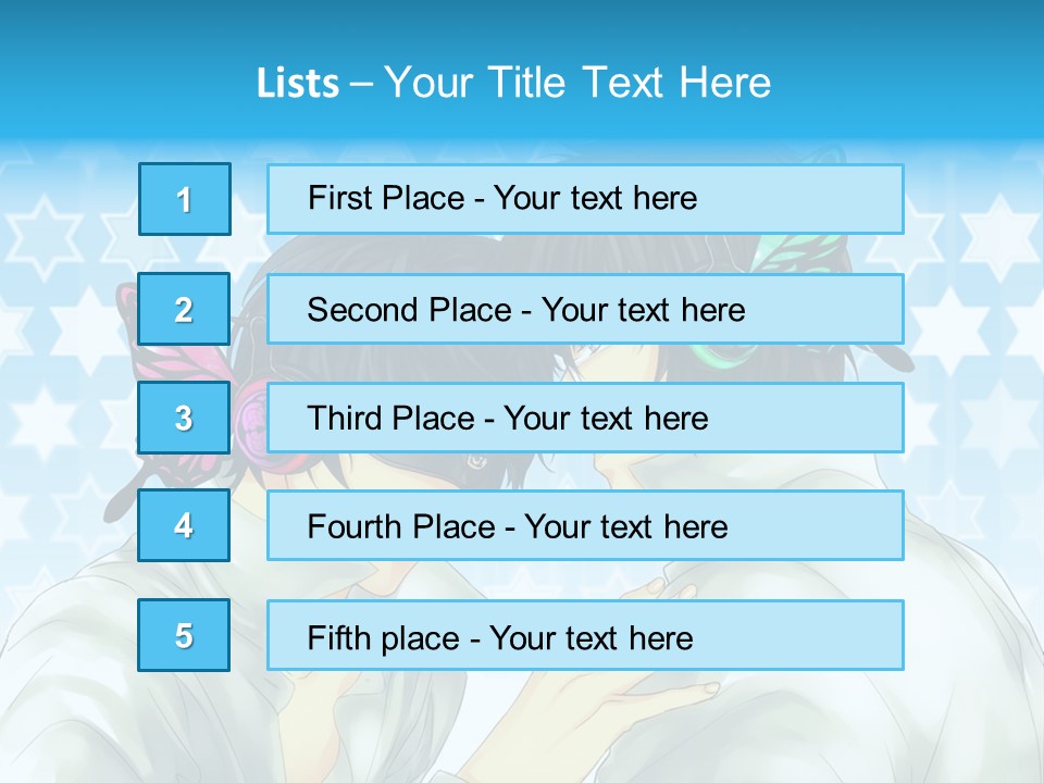 A Couple Of People With Headphones On PowerPoint Template