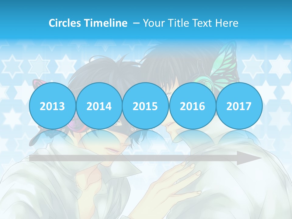 A Couple Of People With Headphones On PowerPoint Template