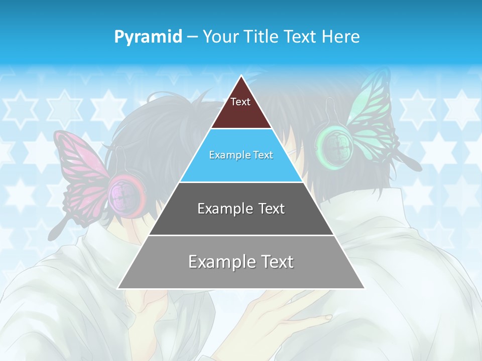 A Couple Of People With Headphones On PowerPoint Template