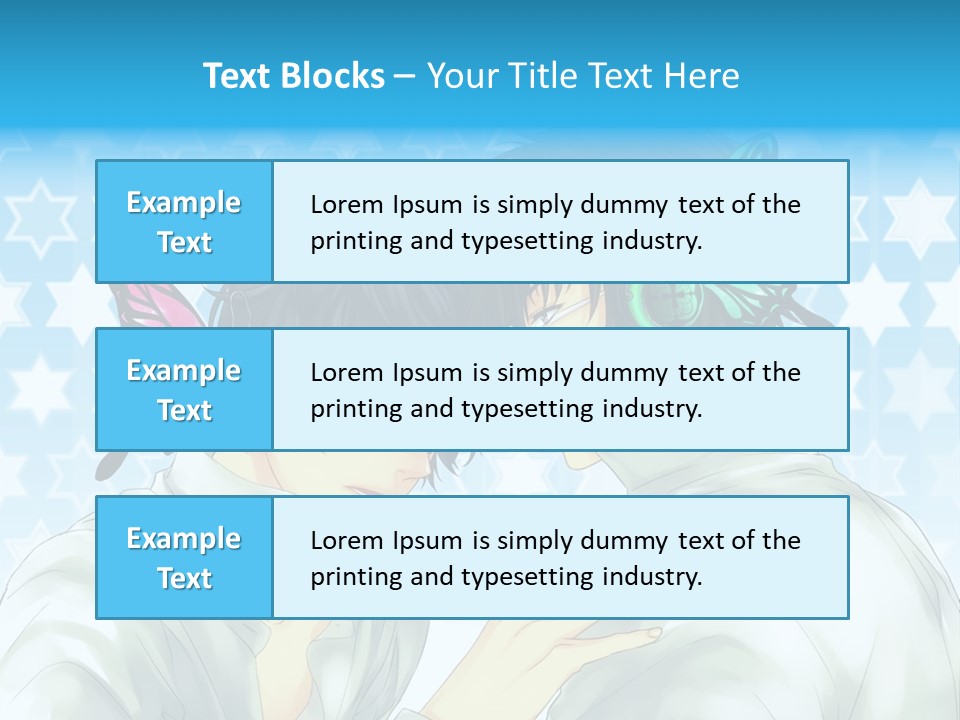 A Couple Of People With Headphones On PowerPoint Template