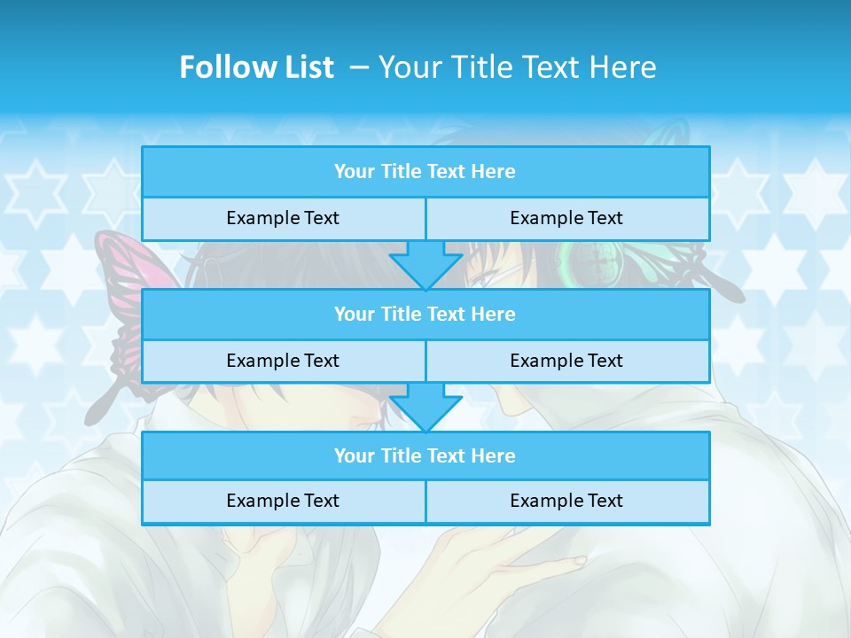 A Couple Of People With Headphones On PowerPoint Template