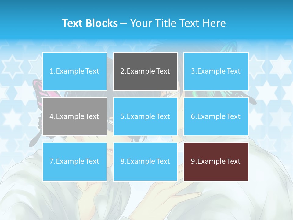 A Couple Of People With Headphones On PowerPoint Template