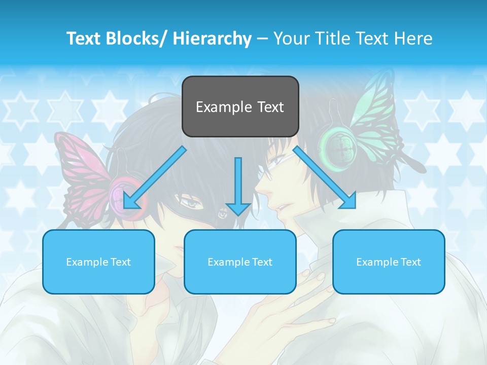 A Couple Of People With Headphones On PowerPoint Template