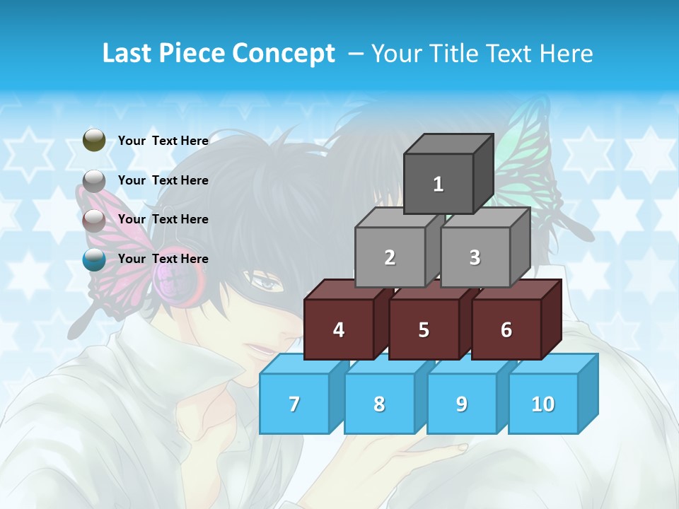 A Couple Of People With Headphones On PowerPoint Template