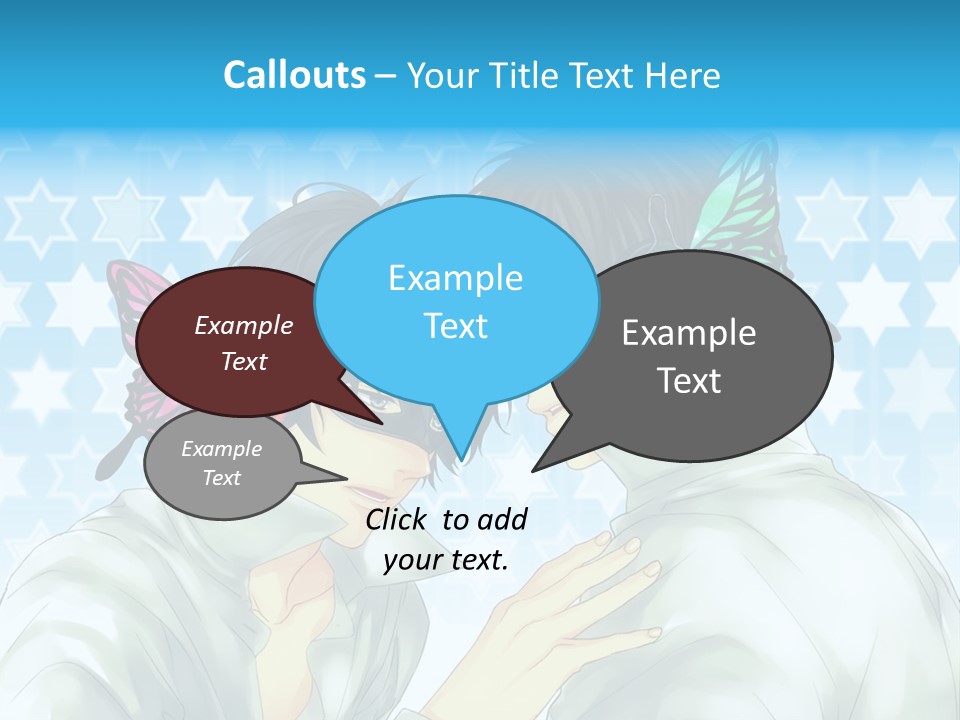 A Couple Of People With Headphones On PowerPoint Template