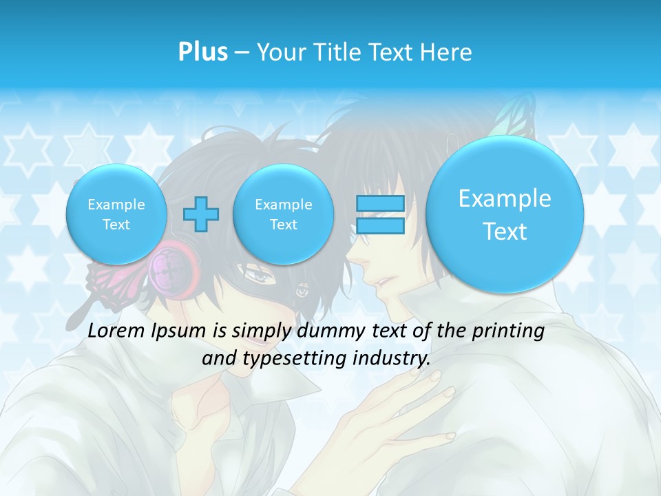 A Couple Of People With Headphones On PowerPoint Template