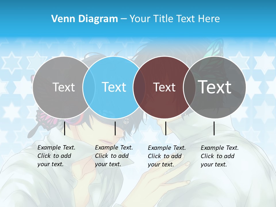 A Couple Of People With Headphones On PowerPoint Template