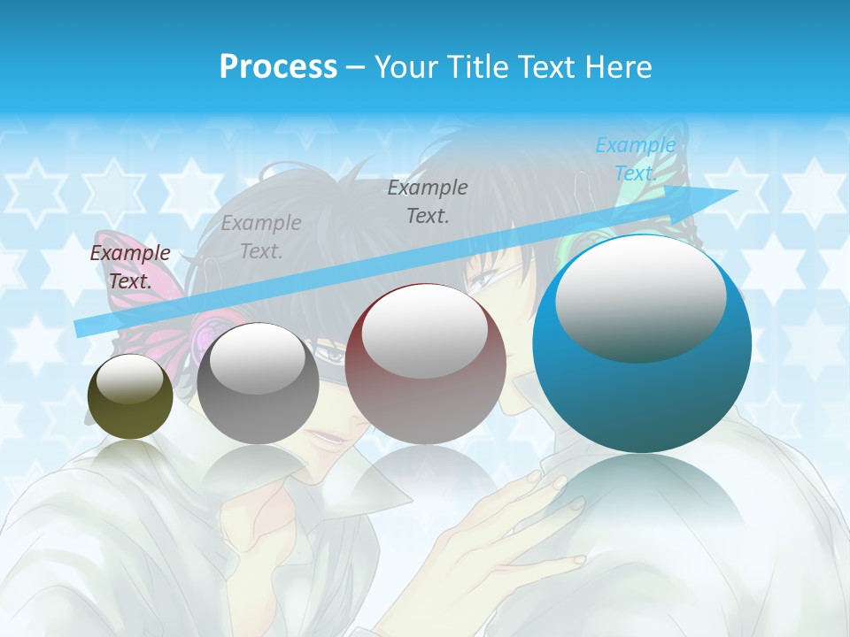 A Couple Of People With Headphones On PowerPoint Template