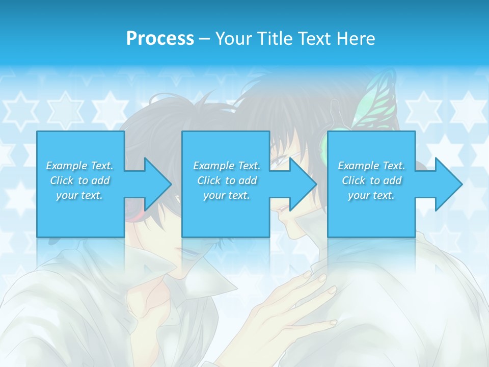A Couple Of People With Headphones On PowerPoint Template
