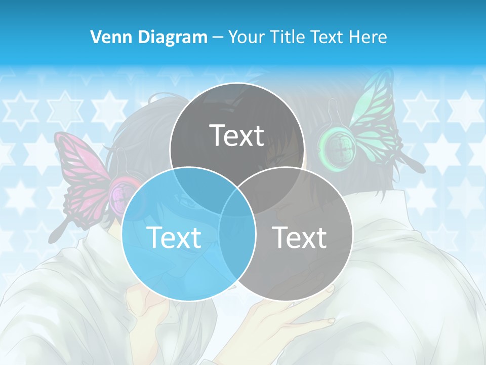 A Couple Of People With Headphones On PowerPoint Template