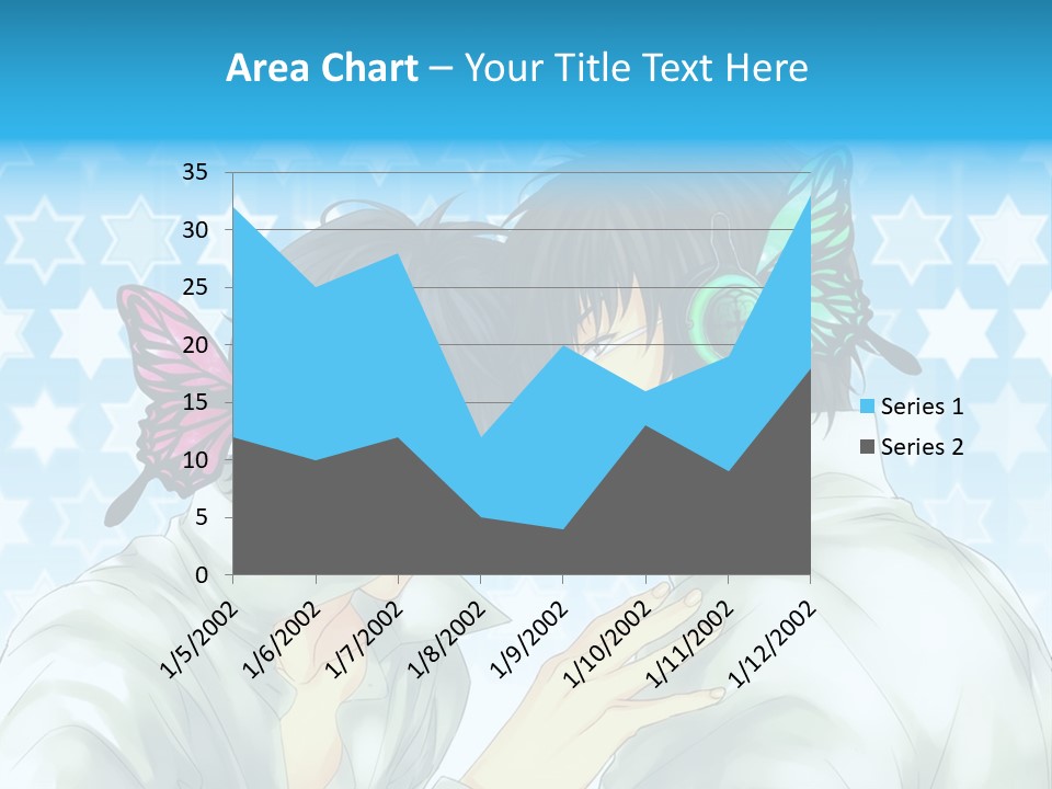 A Couple Of People With Headphones On PowerPoint Template