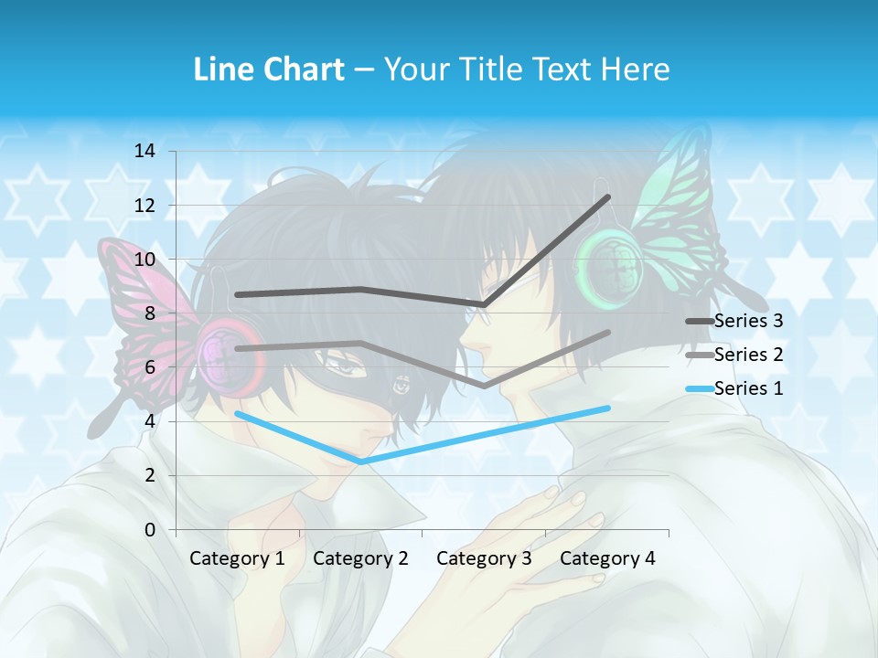 A Couple Of People With Headphones On PowerPoint Template