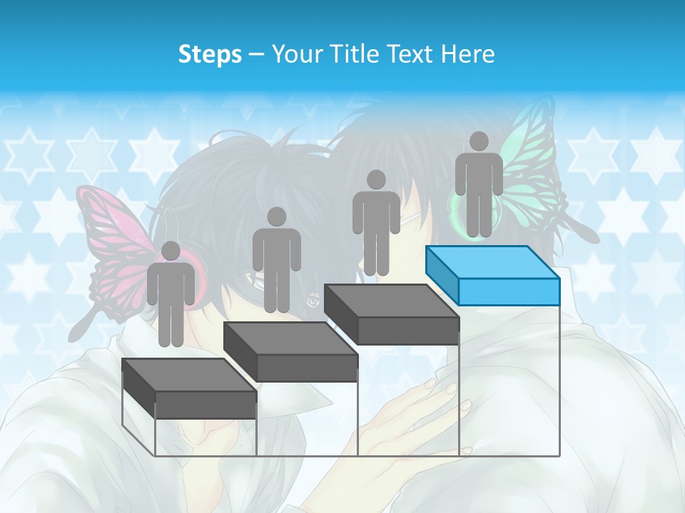 A Couple Of People With Headphones On PowerPoint Template