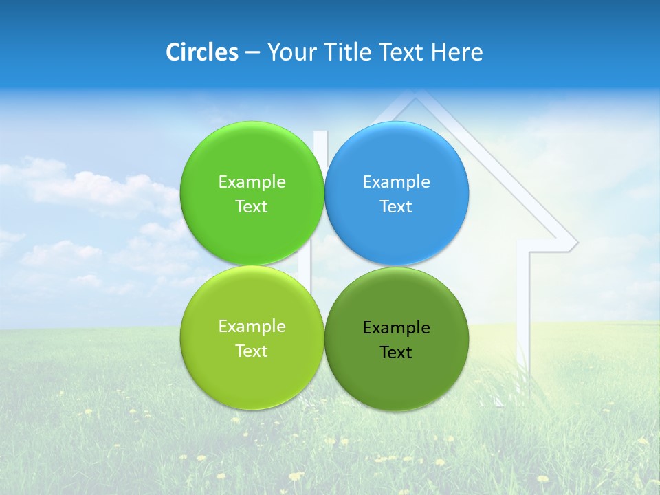 Girls Playing Hula Hoops PowerPoint Template