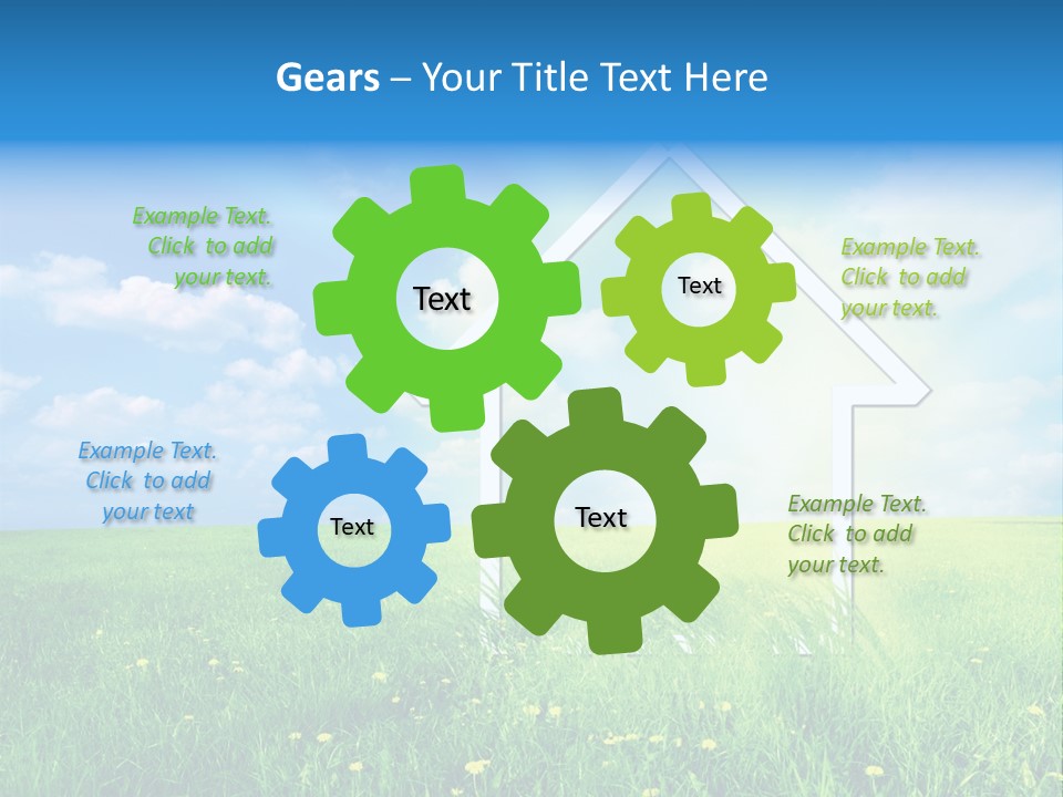 Girls Playing Hula Hoops PowerPoint Template