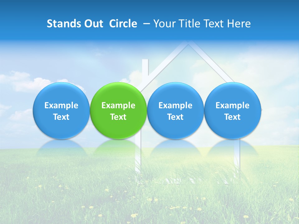 Girls Playing Hula Hoops PowerPoint Template