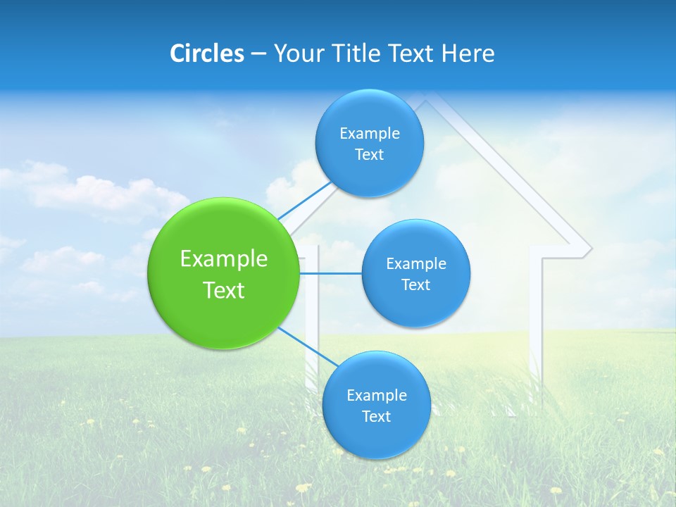 Girls Playing Hula Hoops PowerPoint Template