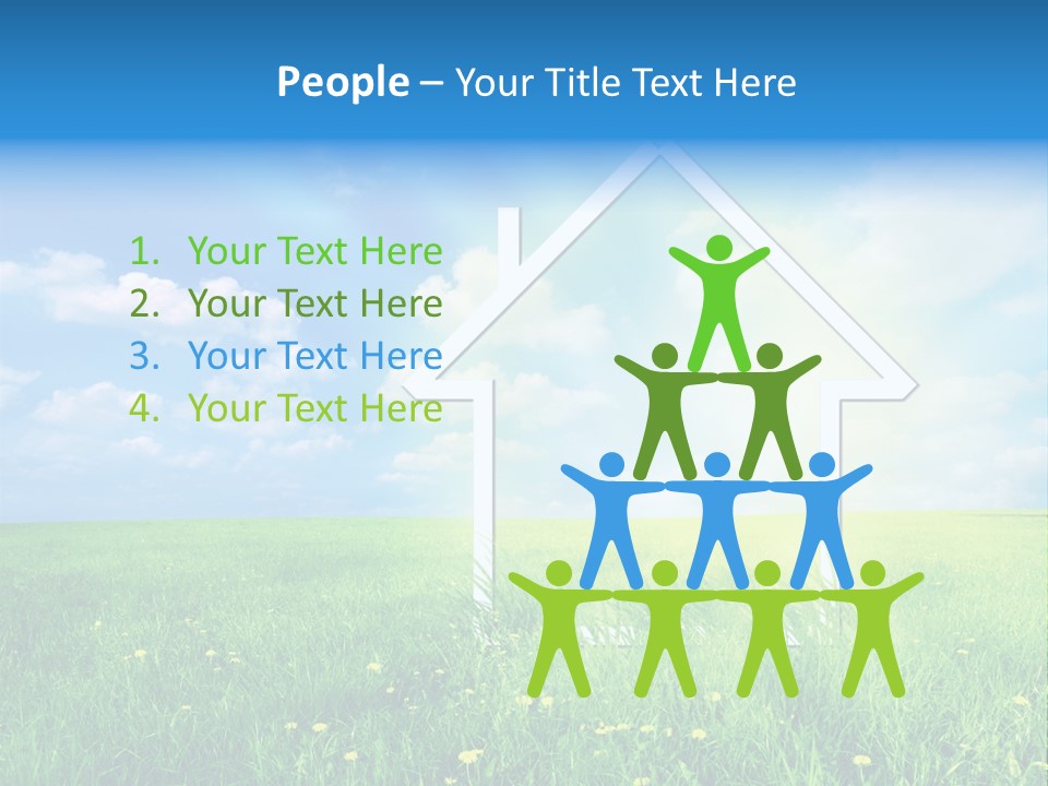 Girls Playing Hula Hoops PowerPoint Template