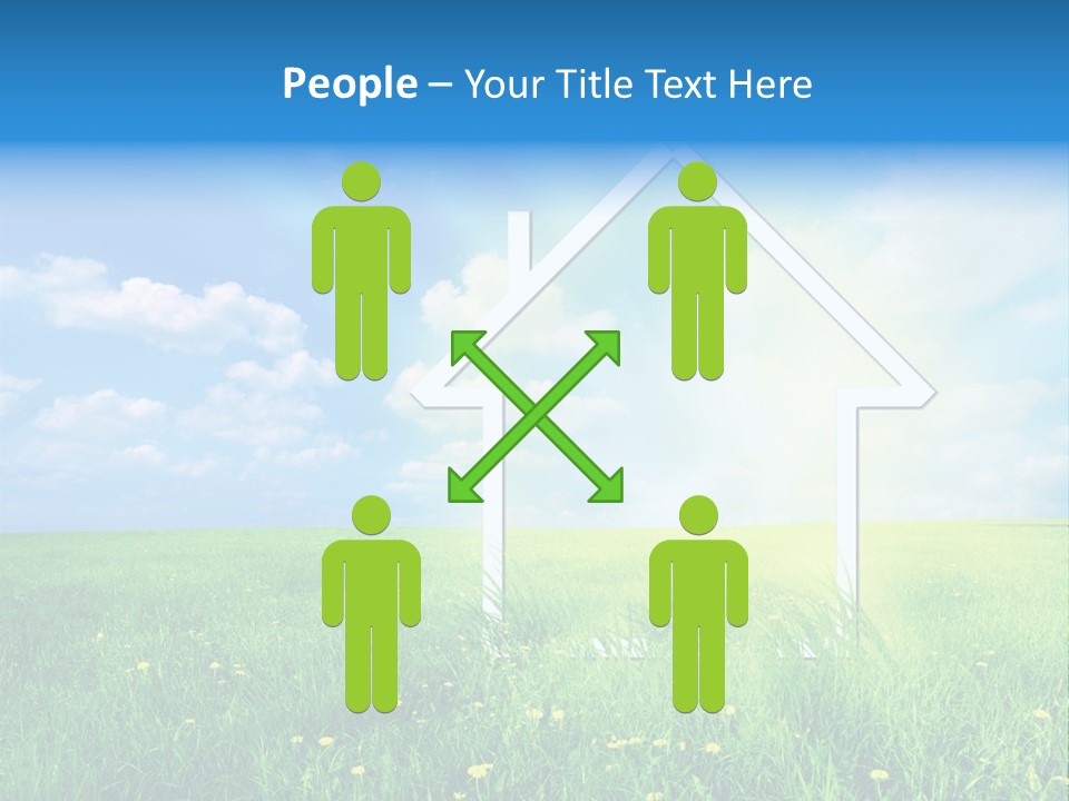 Girls Playing Hula Hoops PowerPoint Template