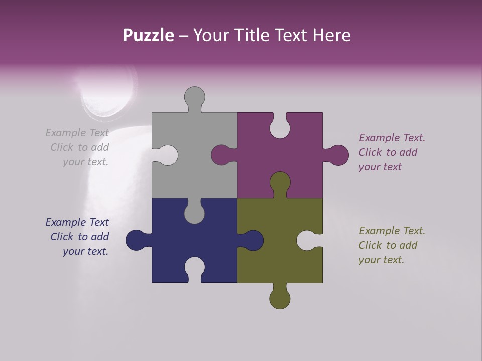 Lighting Flashlight At Dark Night With Light Like Arrow PowerPoint Template