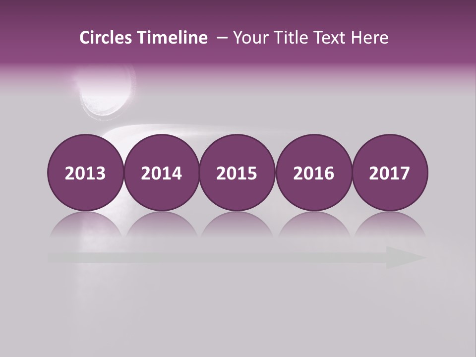 Lighting Flashlight At Dark Night With Light Like Arrow PowerPoint Template