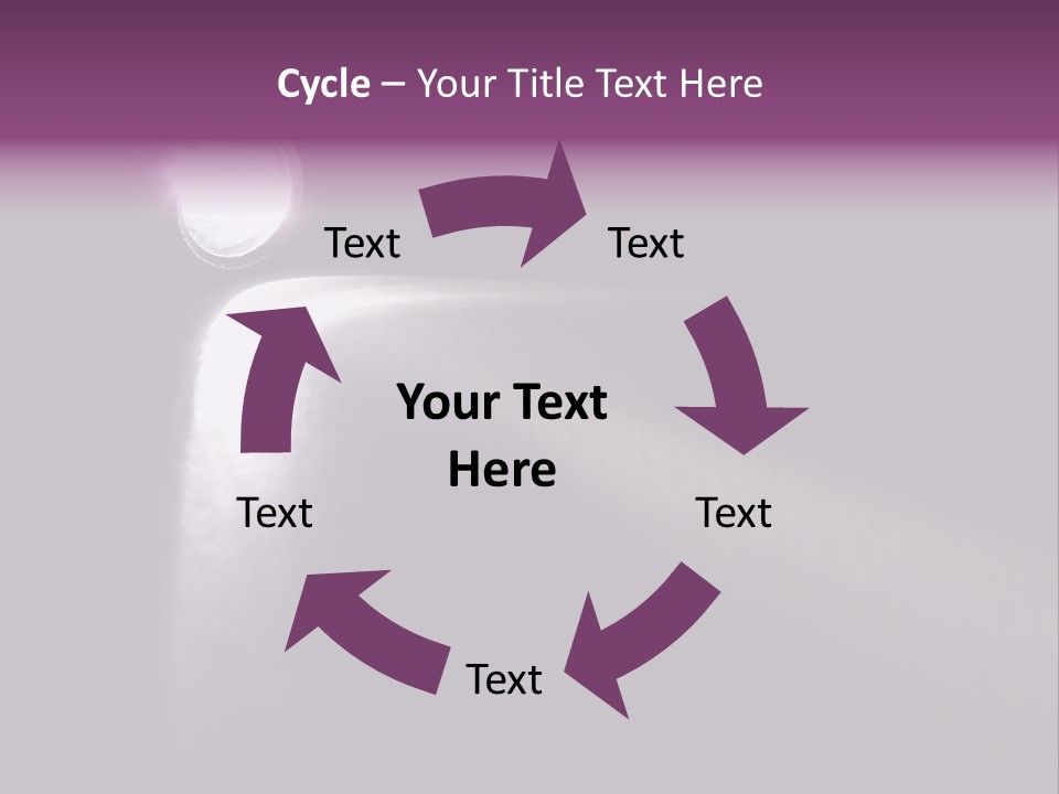 Lighting Flashlight At Dark Night With Light Like Arrow PowerPoint Template