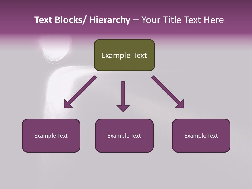 Lighting Flashlight At Dark Night With Light Like Arrow PowerPoint Template