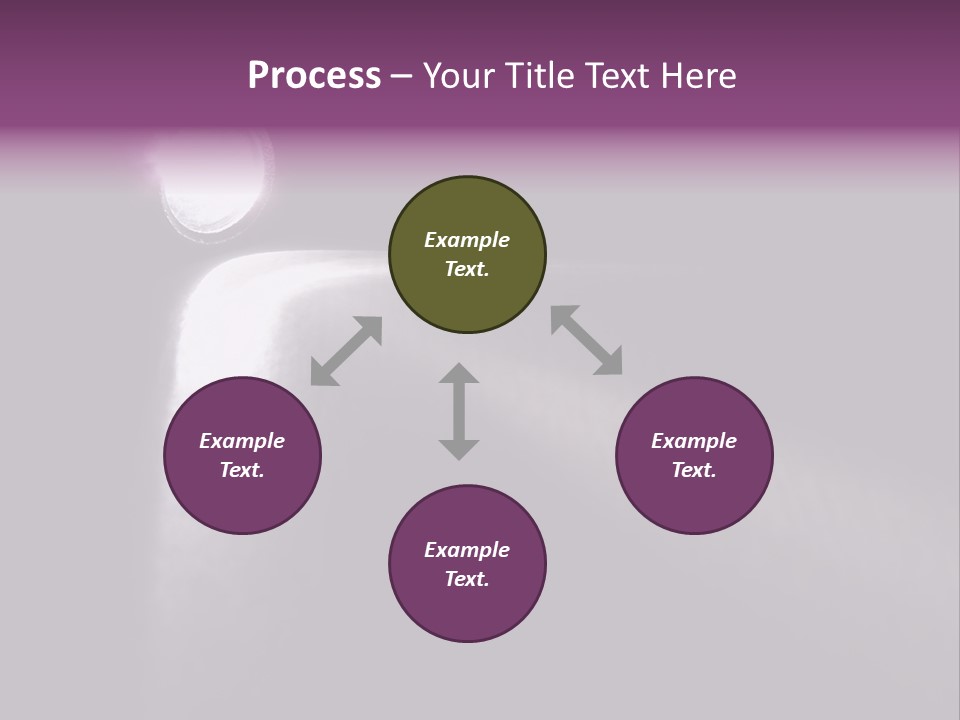Lighting Flashlight At Dark Night With Light Like Arrow PowerPoint Template