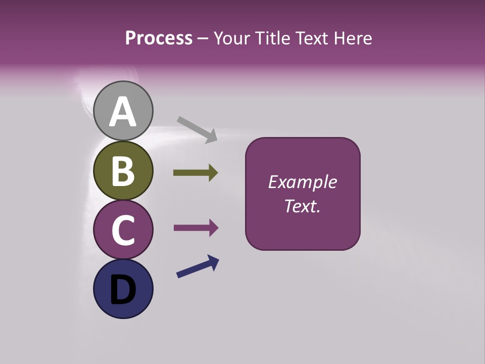 Lighting Flashlight At Dark Night With Light Like Arrow PowerPoint Template
