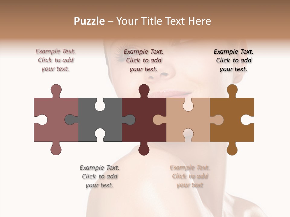 An Array Of Chocolates. PowerPoint Template