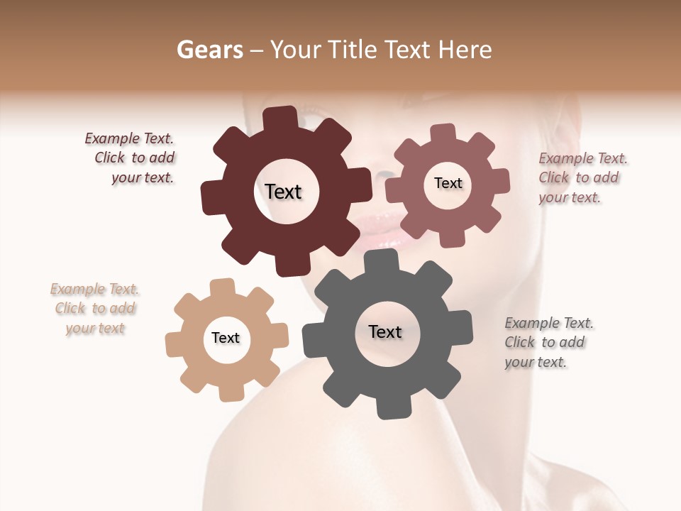 An Array Of Chocolates. PowerPoint Template