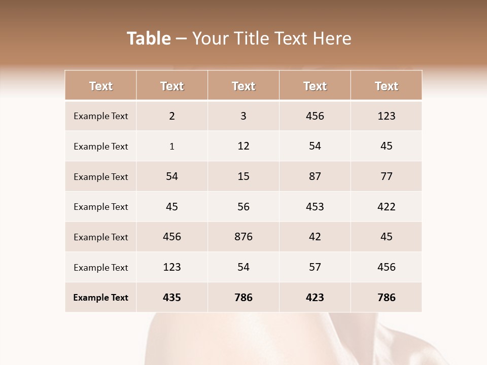 An Array Of Chocolates. PowerPoint Template