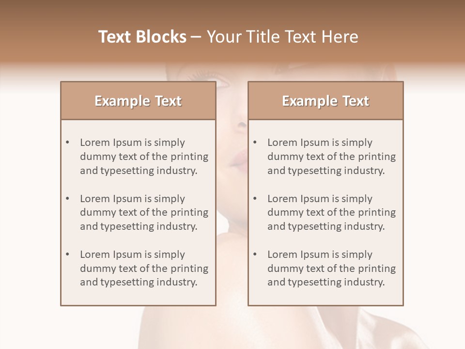 An Array Of Chocolates. PowerPoint Template