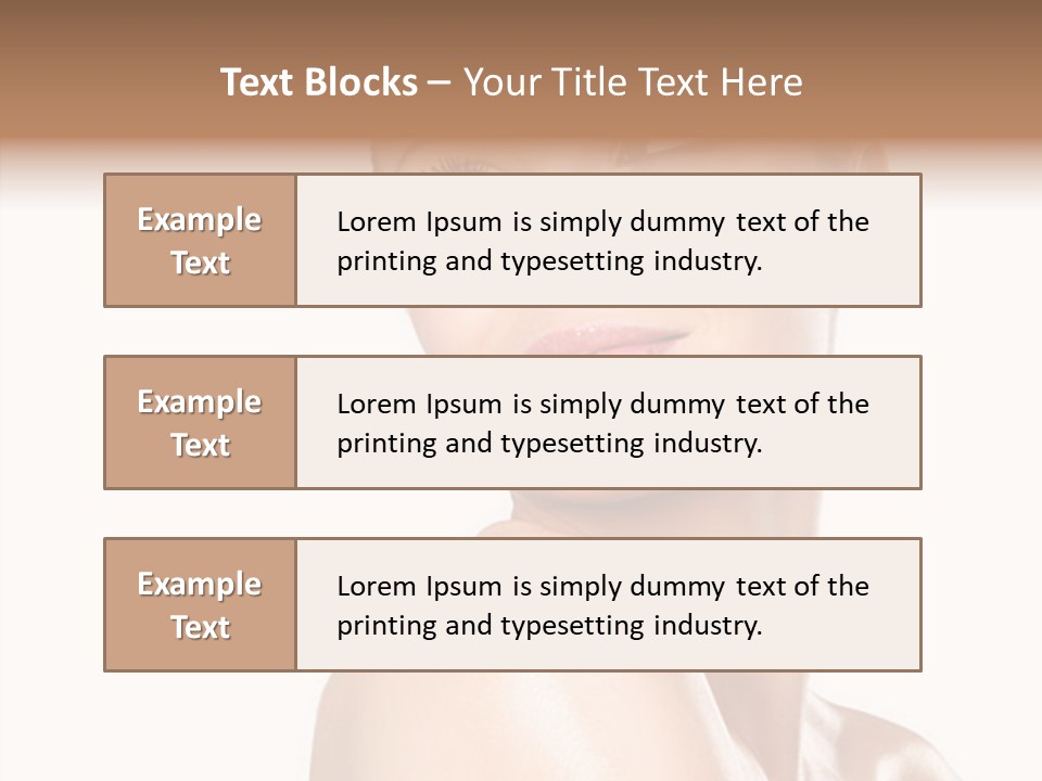 An Array Of Chocolates. PowerPoint Template