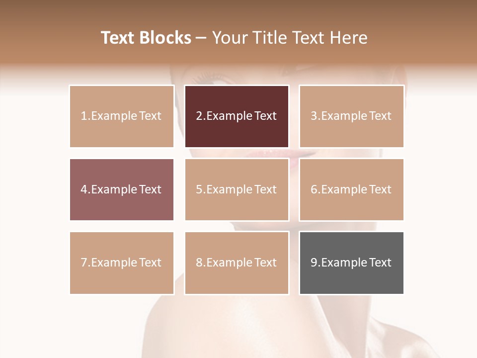 An Array Of Chocolates. PowerPoint Template