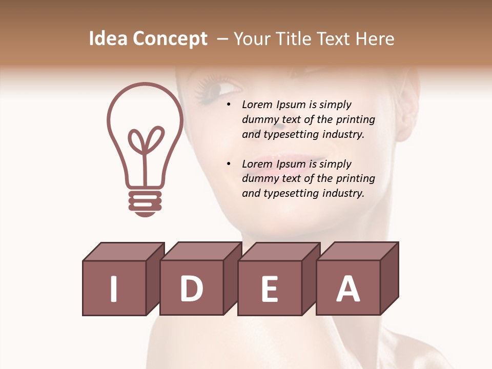 An Array Of Chocolates. PowerPoint Template