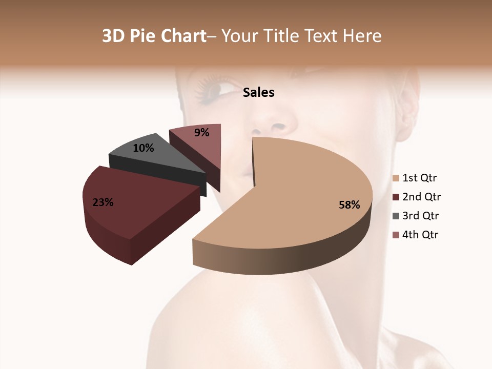 An Array Of Chocolates. PowerPoint Template
