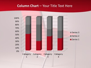 Red Modern Chair PowerPoint Template