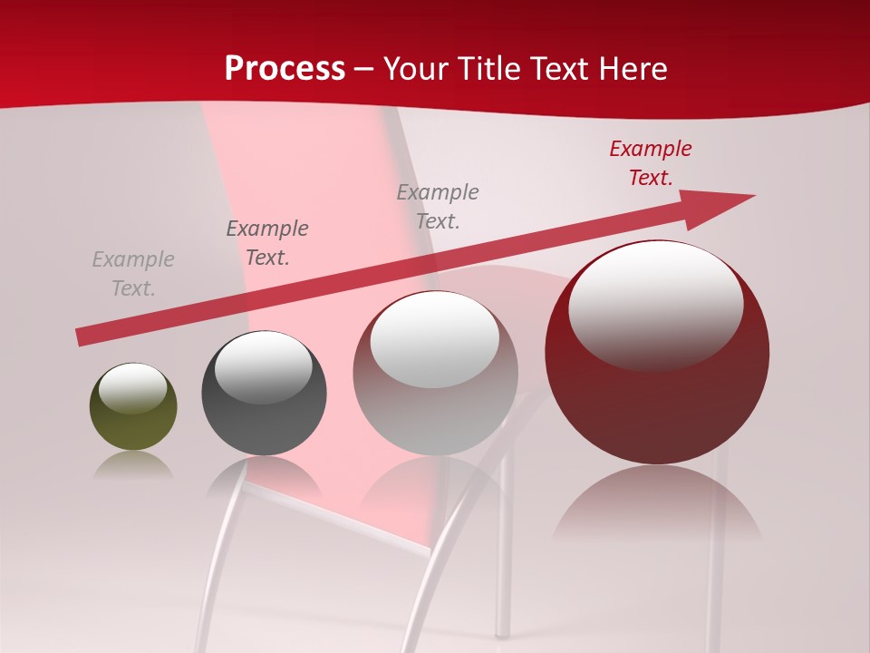 Red Modern Chair PowerPoint Template