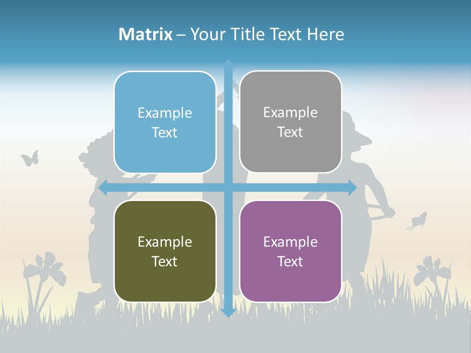 Girls Playing Hula Hoops PowerPoint Template