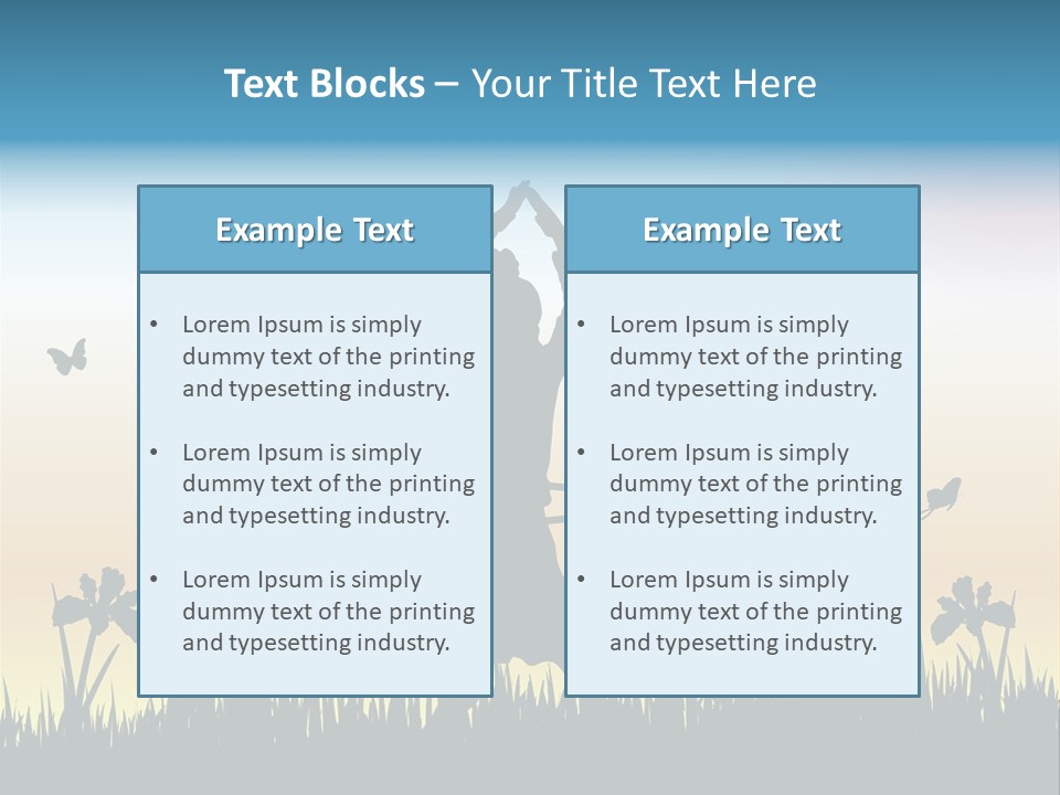 Girls Playing Hula Hoops PowerPoint Template