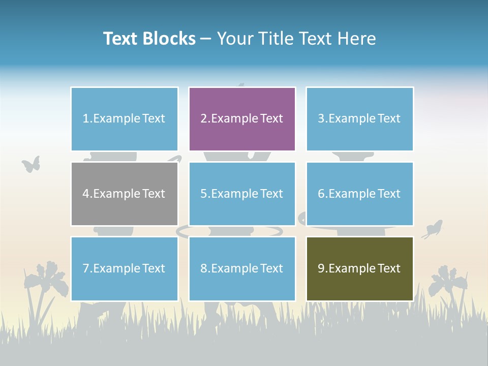 Girls Playing Hula Hoops PowerPoint Template